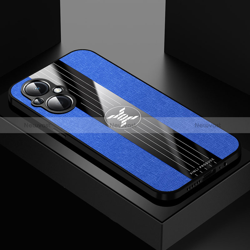 Ultra-thin Silicone Gel Soft Case Cover X01L for Oppo Reno7 Z 5G Blue