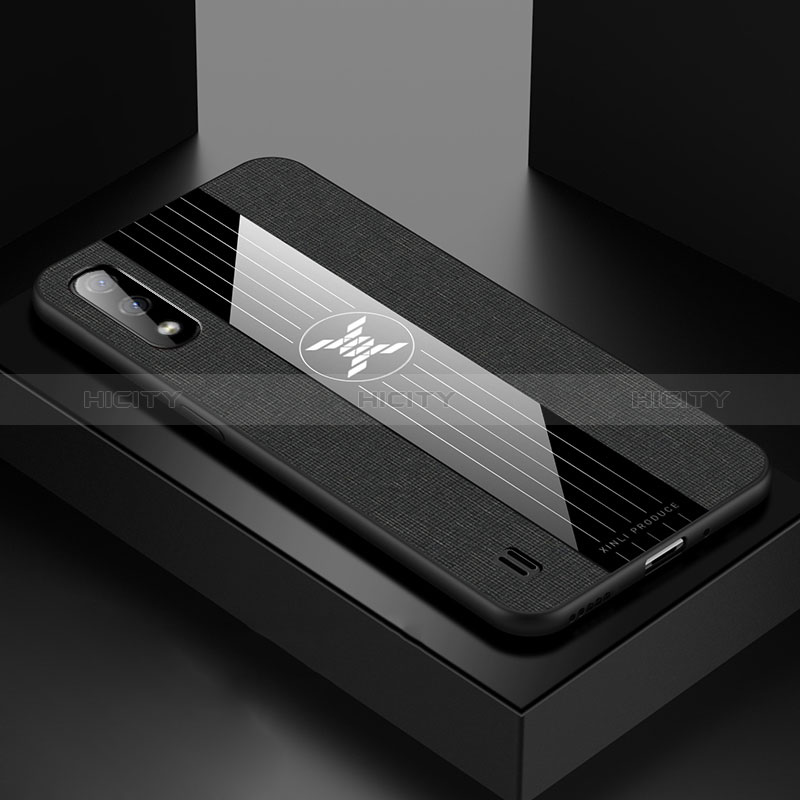 Ultra-thin Silicone Gel Soft Case Cover X01L for Samsung Galaxy A01 SM-A015 Black