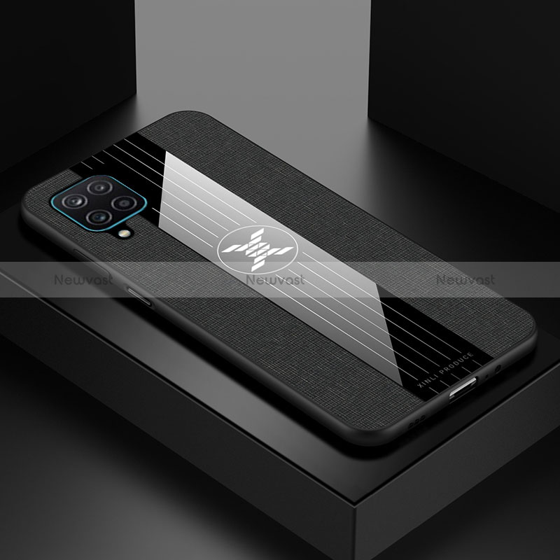 Ultra-thin Silicone Gel Soft Case Cover X01L for Samsung Galaxy M12 Black