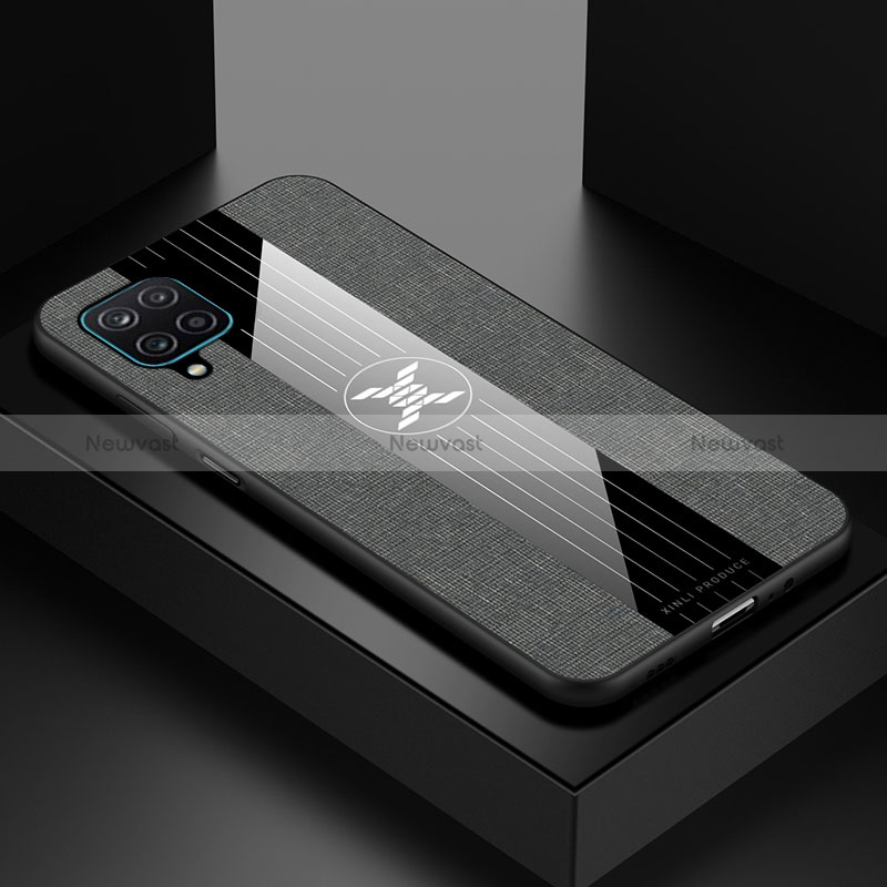 Ultra-thin Silicone Gel Soft Case Cover X01L for Samsung Galaxy M12 Gray