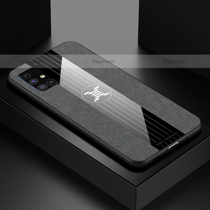 Ultra-thin Silicone Gel Soft Case Cover X01L for Samsung Galaxy M51 Gray