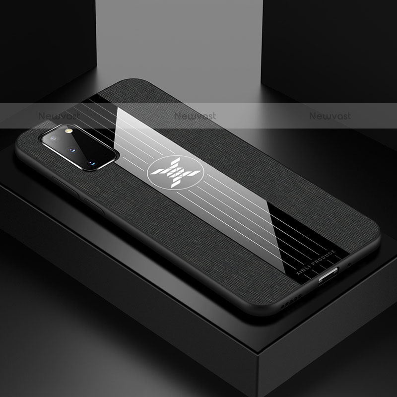 Ultra-thin Silicone Gel Soft Case Cover X01L for Samsung Galaxy S20 5G Black