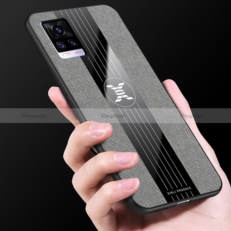 Ultra-thin Silicone Gel Soft Case Cover X01L for Vivo V20