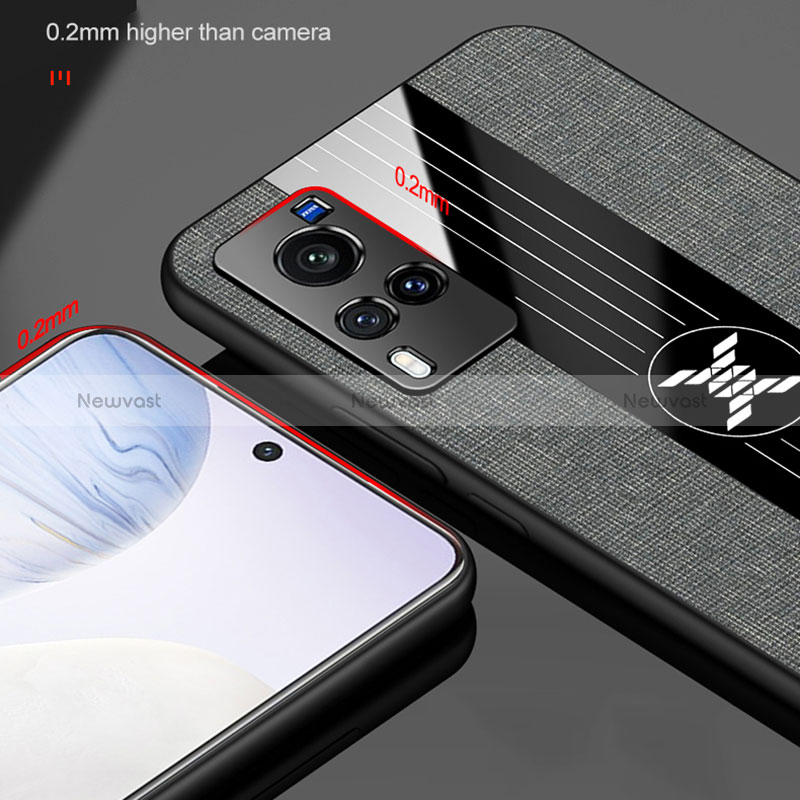 Ultra-thin Silicone Gel Soft Case Cover X01L for Vivo X60 Pro 5G