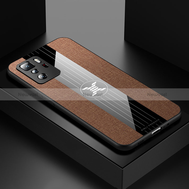 Ultra-thin Silicone Gel Soft Case Cover X01L for Xiaomi Poco X3 GT 5G Brown