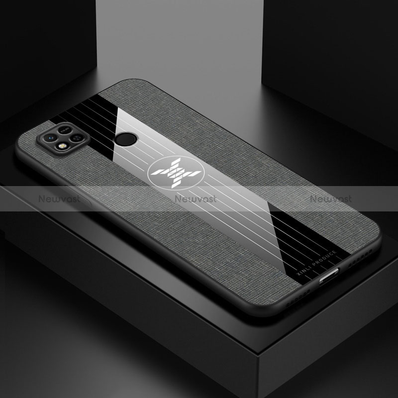 Ultra-thin Silicone Gel Soft Case Cover X01L for Xiaomi Redmi 10A 4G Gray