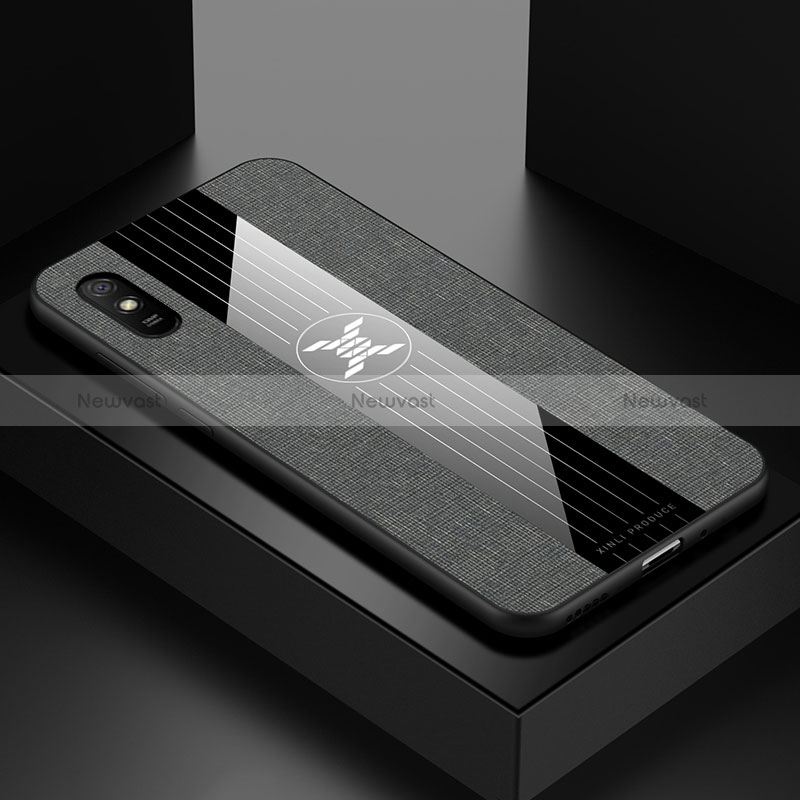 Ultra-thin Silicone Gel Soft Case Cover X01L for Xiaomi Redmi 9A Gray