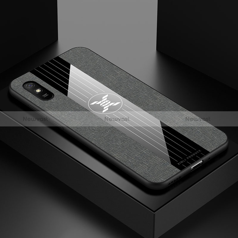 Ultra-thin Silicone Gel Soft Case Cover X01L for Xiaomi Redmi 9AT Gray