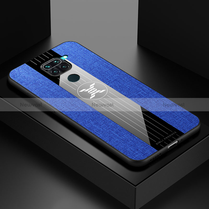 Ultra-thin Silicone Gel Soft Case Cover X01L for Xiaomi Redmi Note 9 Blue