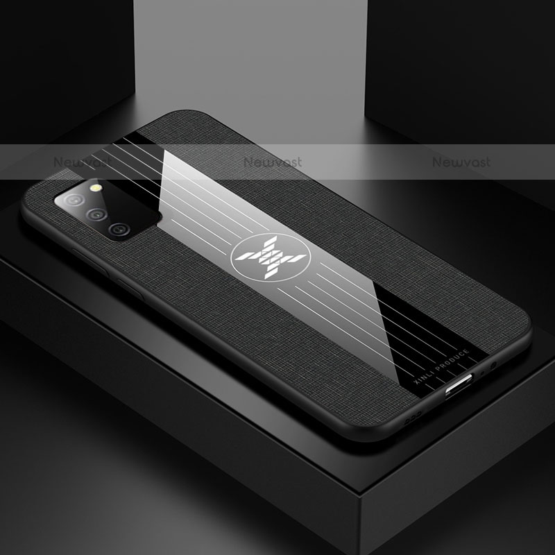 Ultra-thin Silicone Gel Soft Case Cover X02L for Samsung Galaxy A02s Black