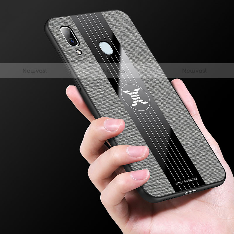 Ultra-thin Silicone Gel Soft Case Cover X02L for Samsung Galaxy A20