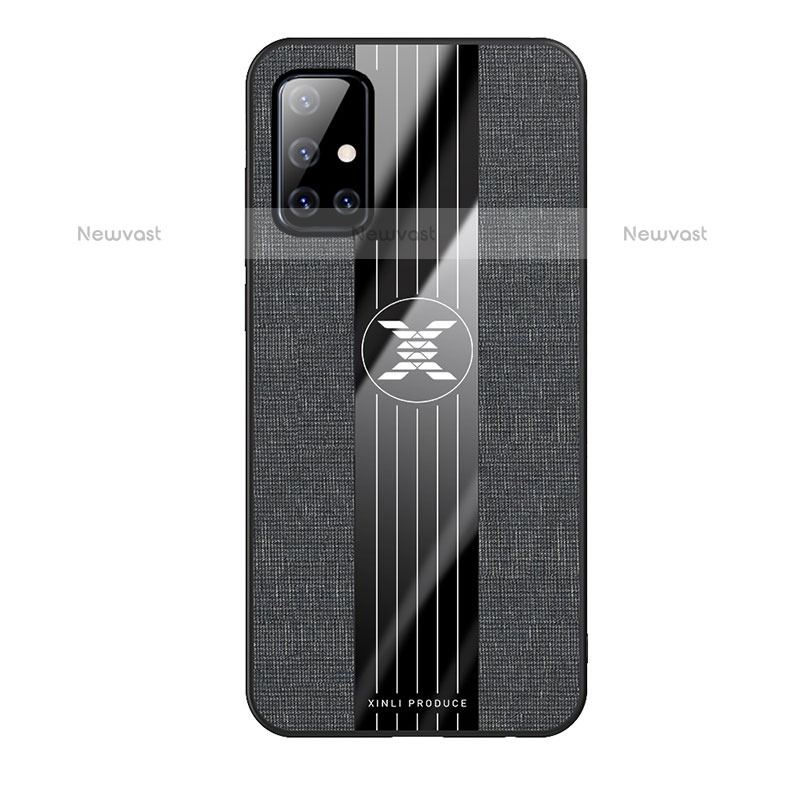 Ultra-thin Silicone Gel Soft Case Cover X02L for Samsung Galaxy A51 4G Black