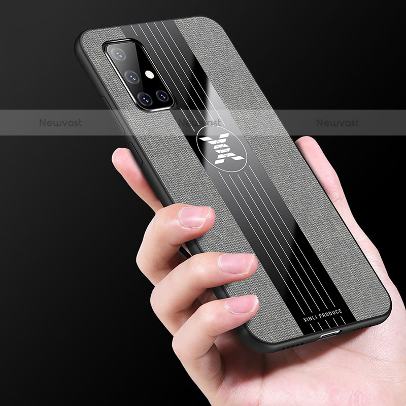 Ultra-thin Silicone Gel Soft Case Cover X02L for Samsung Galaxy A71 4G A715