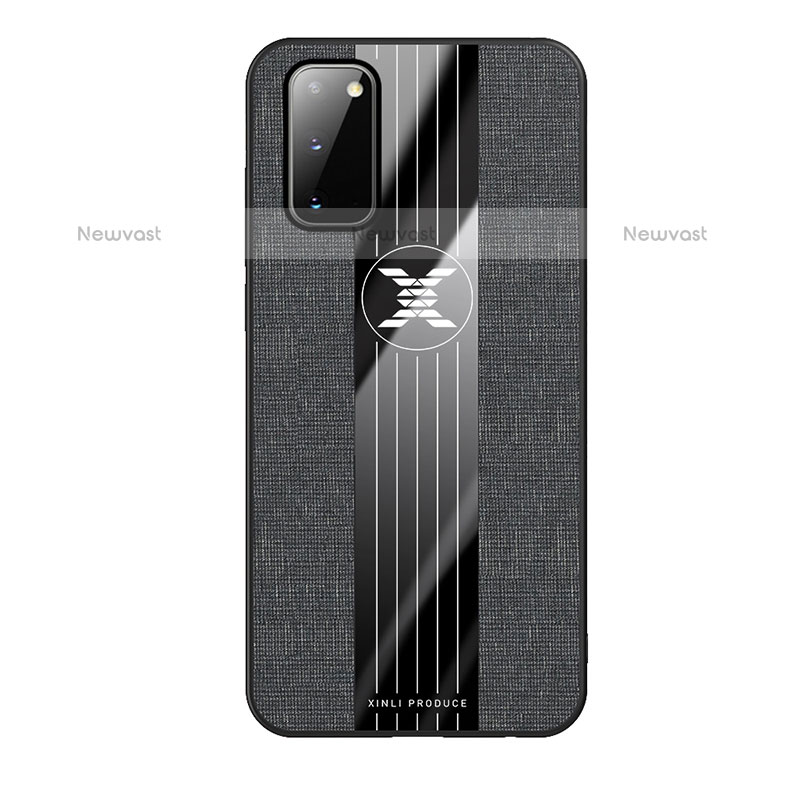 Ultra-thin Silicone Gel Soft Case Cover X02L for Samsung Galaxy S20 5G Black