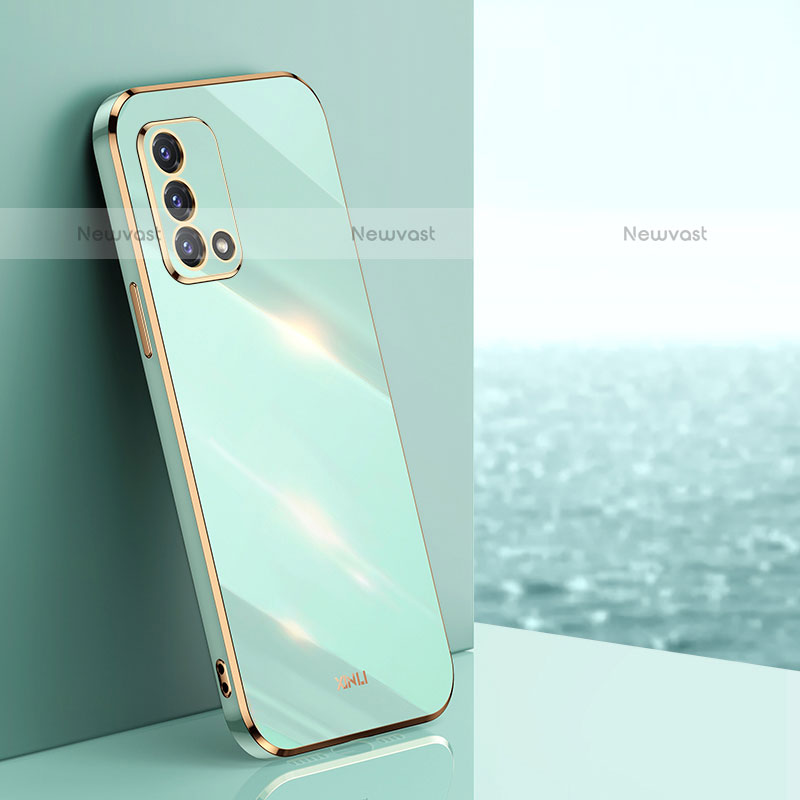 Ultra-thin Silicone Gel Soft Case Cover XL1 for Oppo A74 4G Green
