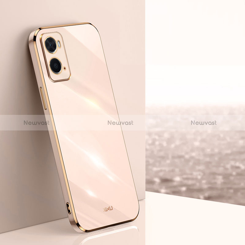 Ultra-thin Silicone Gel Soft Case Cover XL1 for Oppo A76 Gold