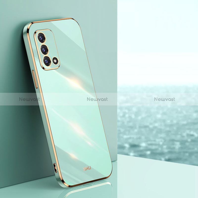 Ultra-thin Silicone Gel Soft Case Cover XL1 for Oppo A95 4G Green