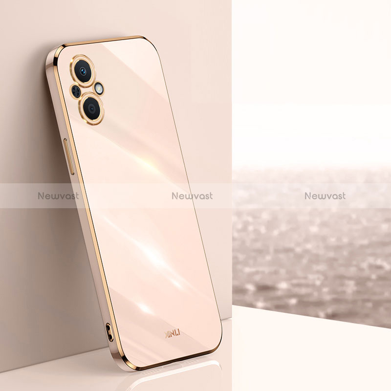 Ultra-thin Silicone Gel Soft Case Cover XL1 for Oppo A96 5G Gold