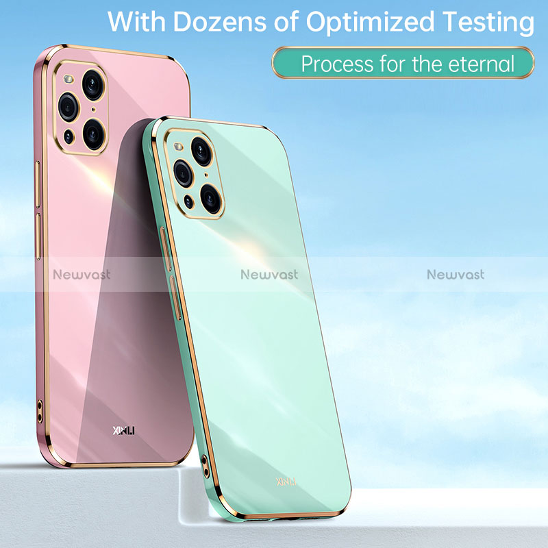 Ultra-thin Silicone Gel Soft Case Cover XL1 for Oppo Find X3 5G