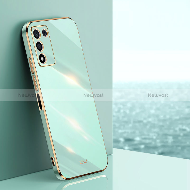 Ultra-thin Silicone Gel Soft Case Cover XL1 for Oppo K9S 5G Green