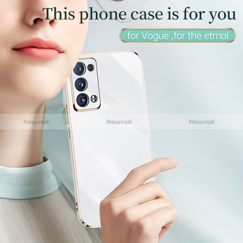 Ultra-thin Silicone Gel Soft Case Cover XL1 for Oppo Reno6 Pro 5G