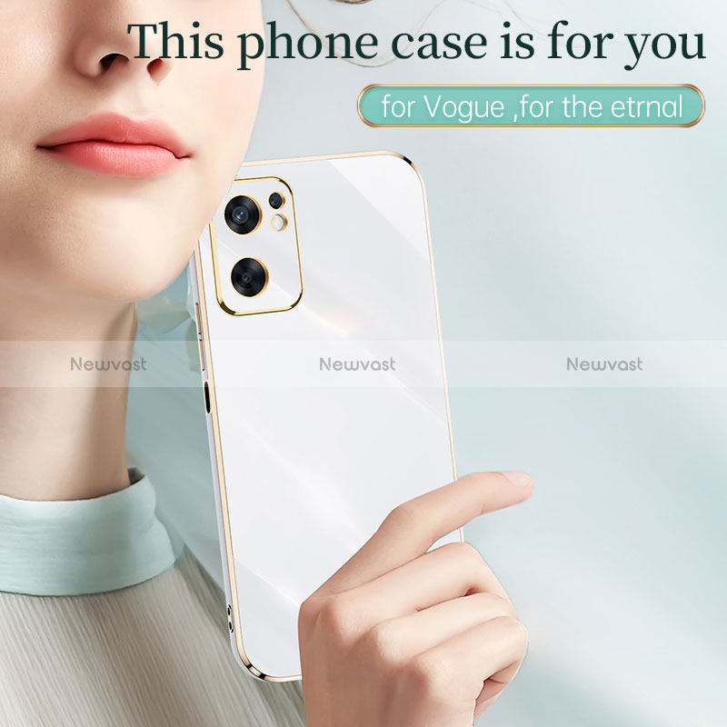 Ultra-thin Silicone Gel Soft Case Cover XL1 for Oppo Reno7 SE 5G