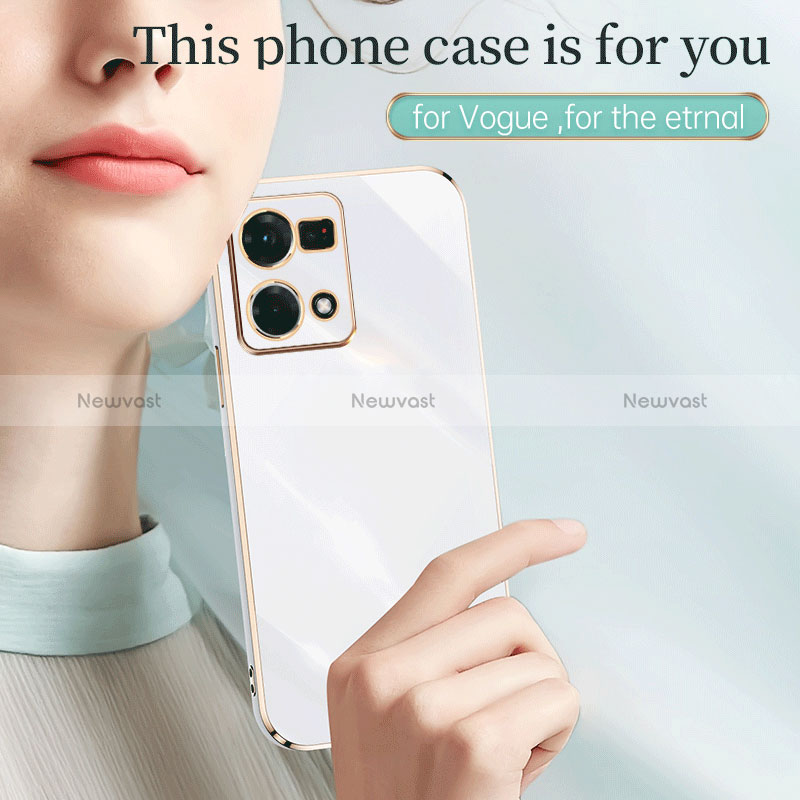 Ultra-thin Silicone Gel Soft Case Cover XL1 for Oppo Reno8 4G