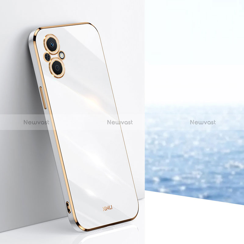 Ultra-thin Silicone Gel Soft Case Cover XL1 for Oppo Reno8 Z 5G White