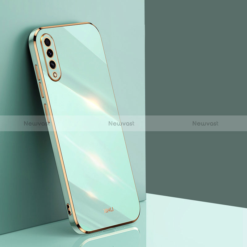 Ultra-thin Silicone Gel Soft Case Cover XL1 for Samsung Galaxy A50 Green
