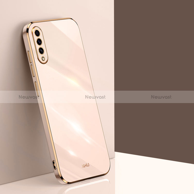 Ultra-thin Silicone Gel Soft Case Cover XL1 for Samsung Galaxy A50S Gold