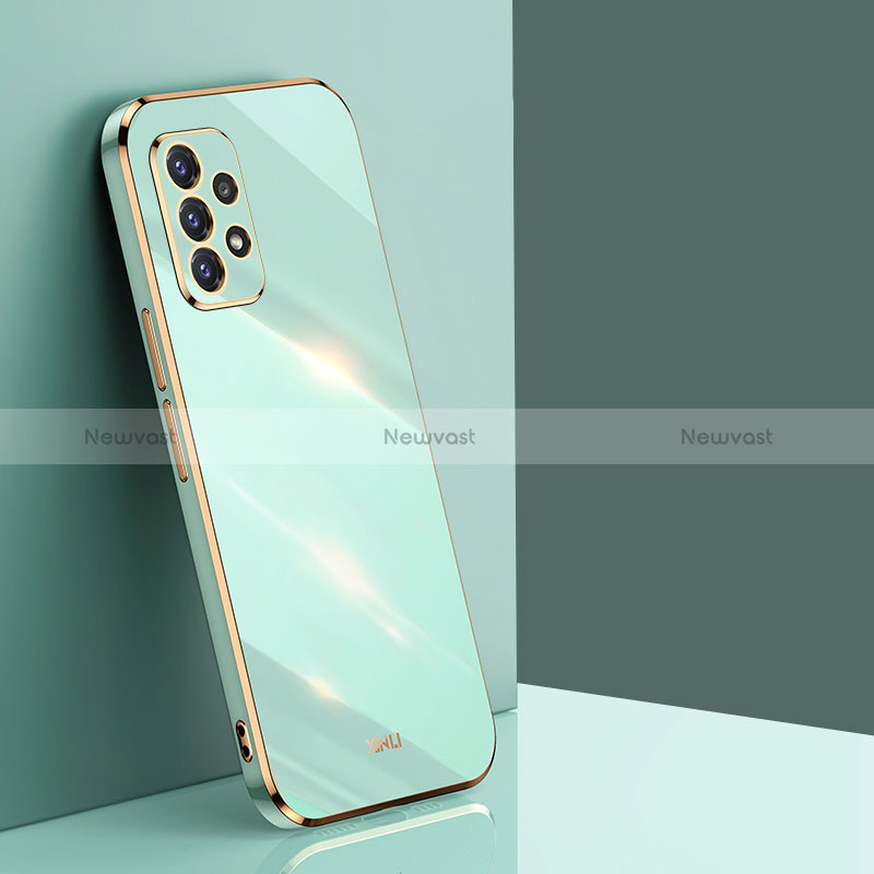 Ultra-thin Silicone Gel Soft Case Cover XL1 for Samsung Galaxy A52 5G Green