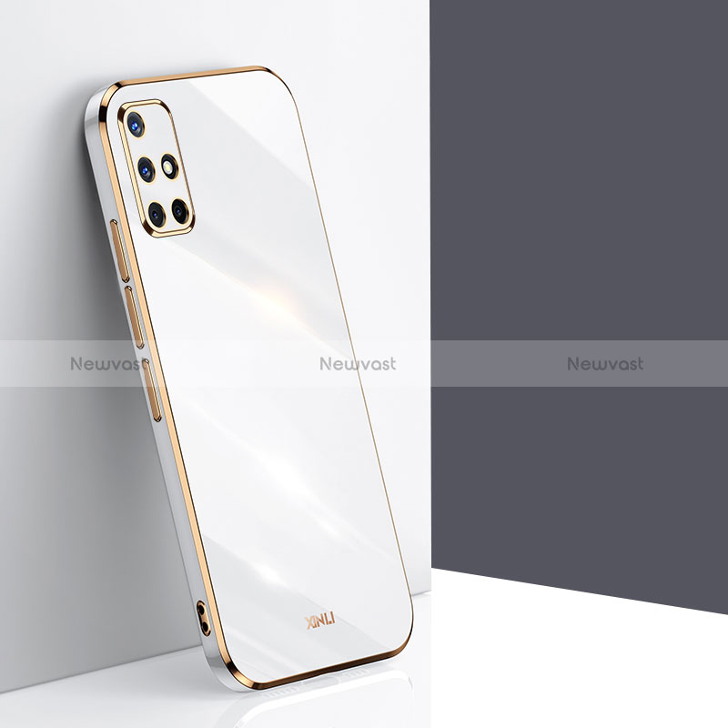 Ultra-thin Silicone Gel Soft Case Cover XL1 for Samsung Galaxy A71 5G White