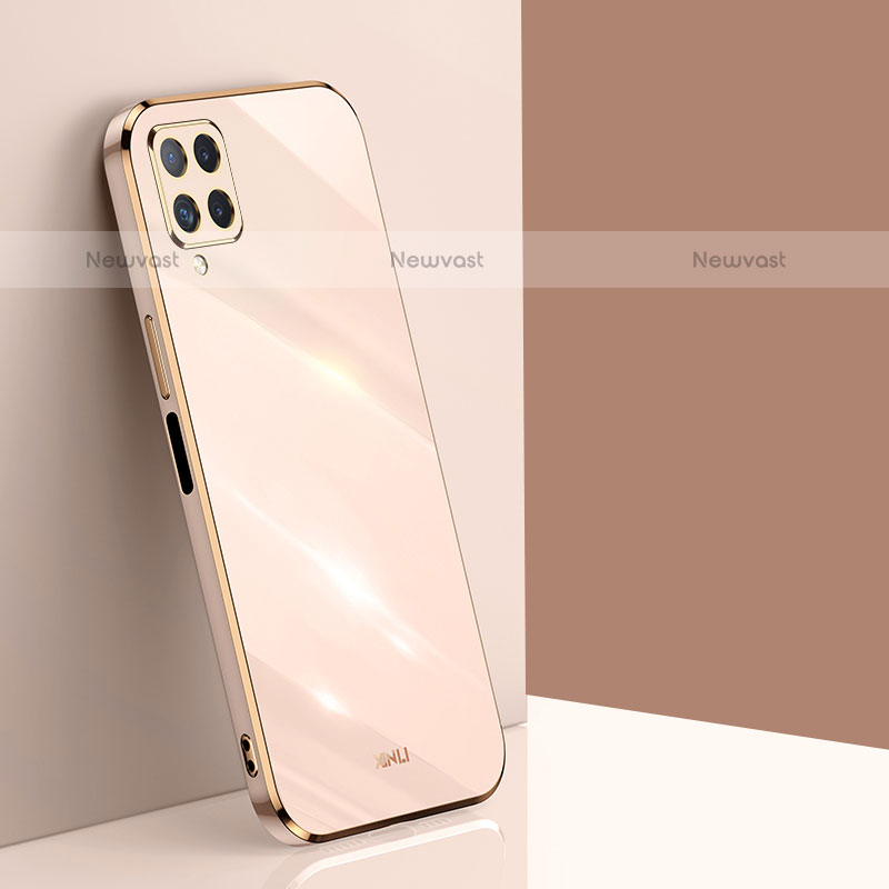 Ultra-thin Silicone Gel Soft Case Cover XL1 for Samsung Galaxy F12 Gold