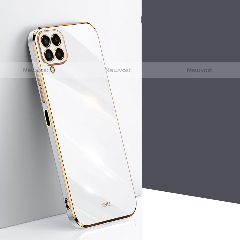 Ultra-thin Silicone Gel Soft Case Cover XL1 for Samsung Galaxy M33 5G White