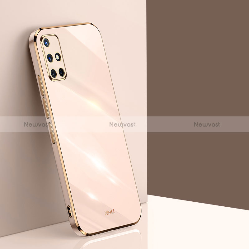 Ultra-thin Silicone Gel Soft Case Cover XL1 for Samsung Galaxy M40S Gold