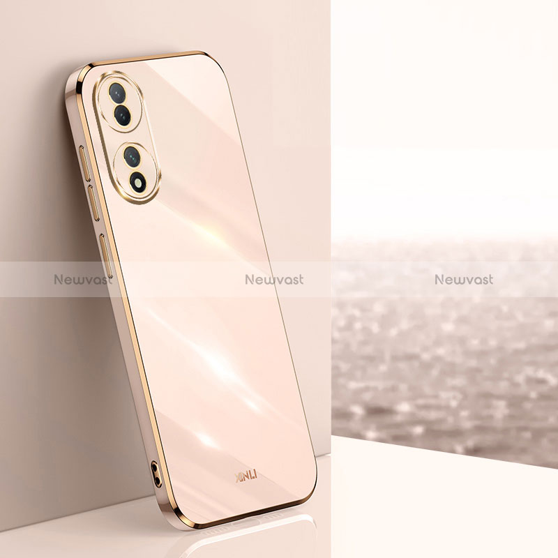 Ultra-thin Silicone Gel Soft Case Cover XL1 for Vivo T2 5G Gold