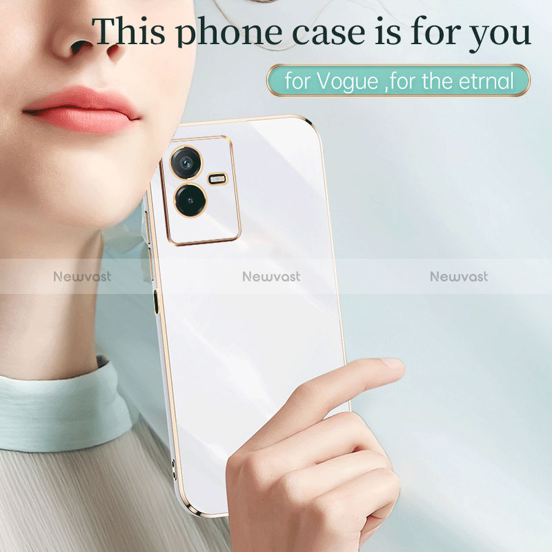 Ultra-thin Silicone Gel Soft Case Cover XL1 for Vivo T2x 5G