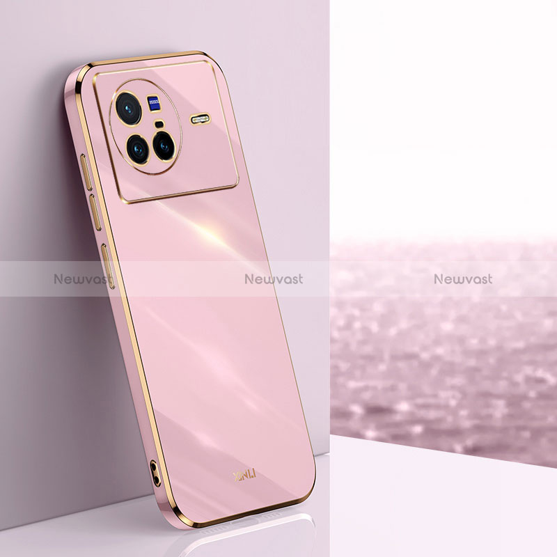 Ultra-thin Silicone Gel Soft Case Cover XL1 for Vivo X80 5G