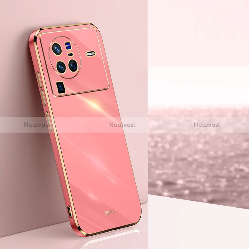 Ultra-thin Silicone Gel Soft Case Cover XL1 for Vivo X80 Pro 5G