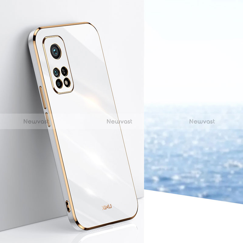 Ultra-thin Silicone Gel Soft Case Cover XL1 for Xiaomi Mi 10T 5G White