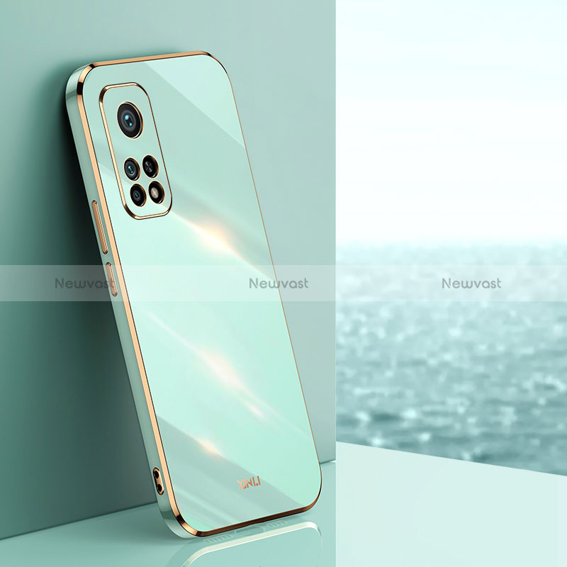 Ultra-thin Silicone Gel Soft Case Cover XL1 for Xiaomi Mi 10T Pro 5G Green
