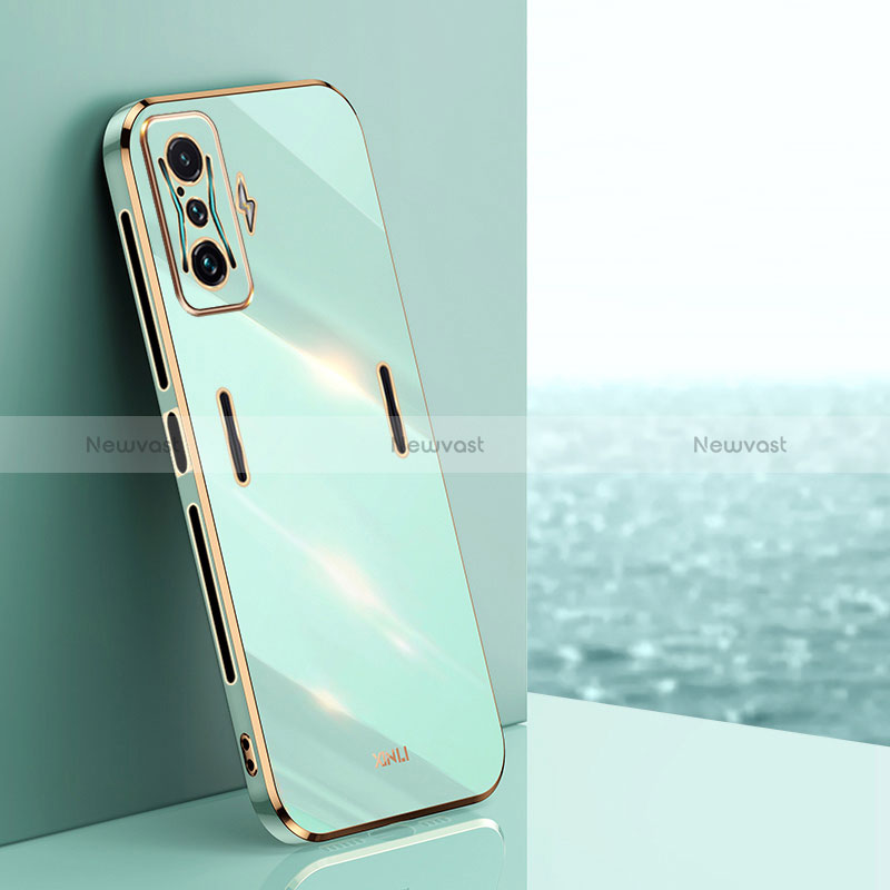 Ultra-thin Silicone Gel Soft Case Cover XL1 for Xiaomi Poco F4 GT 5G Green