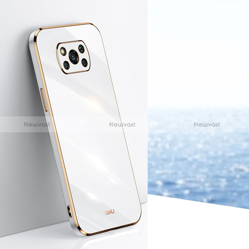 Ultra-thin Silicone Gel Soft Case Cover XL1 for Xiaomi Poco X3 NFC White