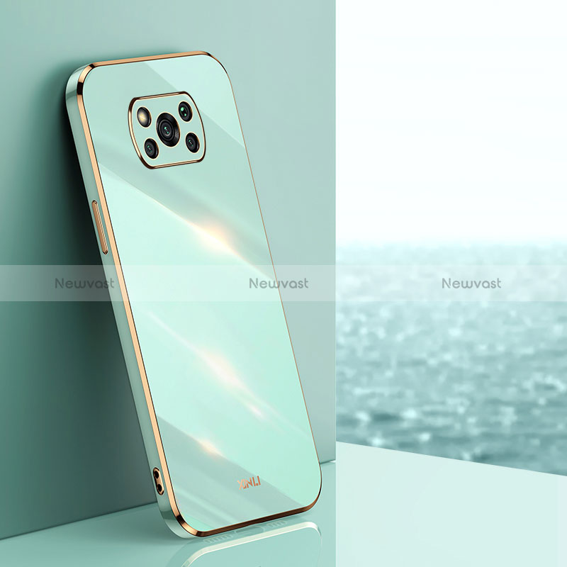 Ultra-thin Silicone Gel Soft Case Cover XL1 for Xiaomi Poco X3 Pro Green