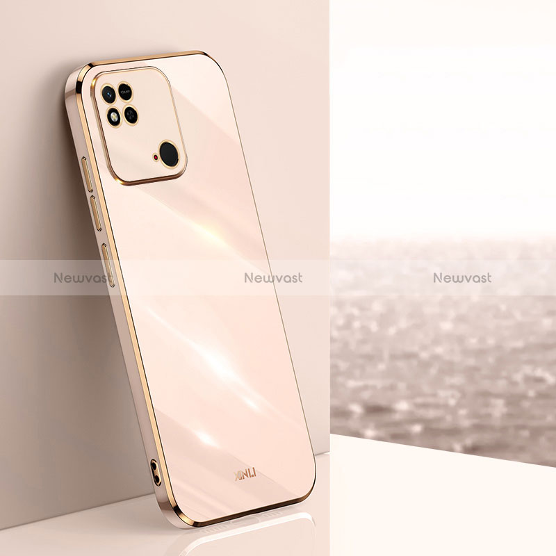 Ultra-thin Silicone Gel Soft Case Cover XL1 for Xiaomi Redmi 10C 4G Gold