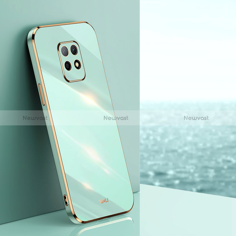 Ultra-thin Silicone Gel Soft Case Cover XL1 for Xiaomi Redmi 10X 5G Green