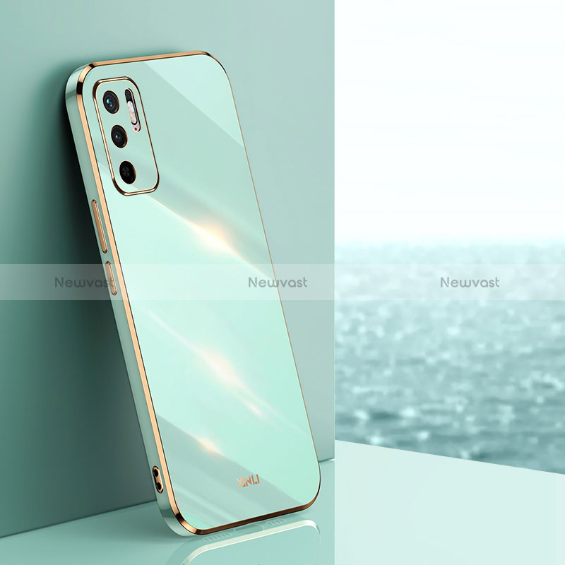 Ultra-thin Silicone Gel Soft Case Cover XL1 for Xiaomi Redmi Note 11 SE 5G Green