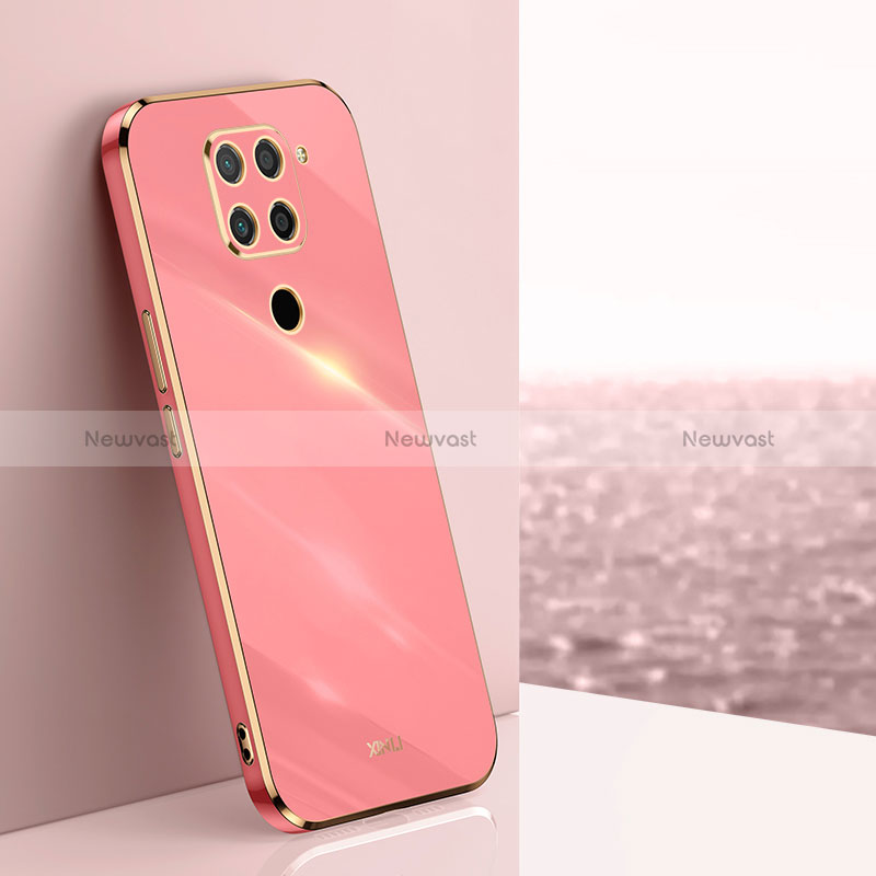 Ultra-thin Silicone Gel Soft Case Cover XL1 for Xiaomi Redmi Note 9 Hot Pink