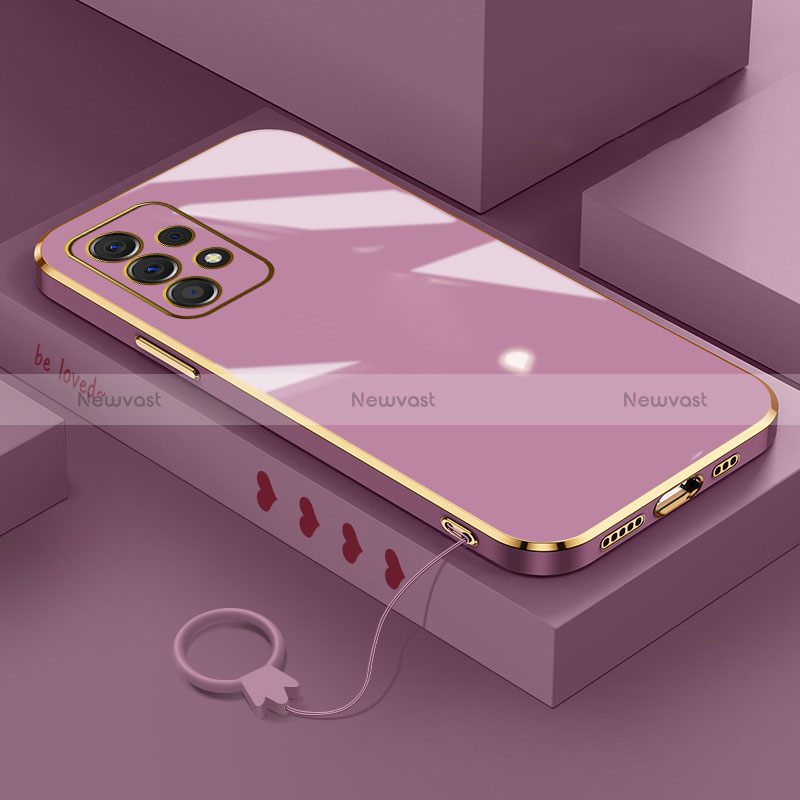 Ultra-thin Silicone Gel Soft Case Cover XL3 for Samsung Galaxy A33 5G Purple
