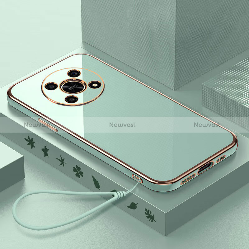 Ultra-thin Silicone Gel Soft Case Cover XL6 for Huawei Nova Y91 Green